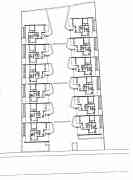 pict 84 * 84. Group of 12 houses on Avenida Antonio Enes - L. Marques (Maputo) - ground floor plan * 1275 x 1714 * (51KB)